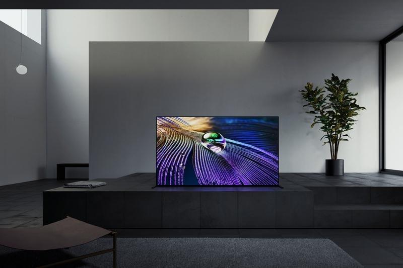 Sony Bravia XR-A90J 83-Inch 4K HDR OLED Smart TV - Black, , large image number 1
