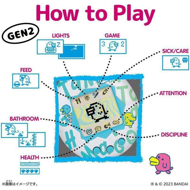 Bandai Tamagotchi Original Garden Poppies Generation 2 (Assorted - Includes 1), , large image number 1