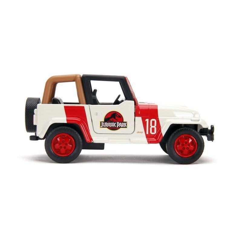 Jada Toys Jurassic World Jeep Wrangler Diecast Model Car 1.32 Scale, , large image number 2