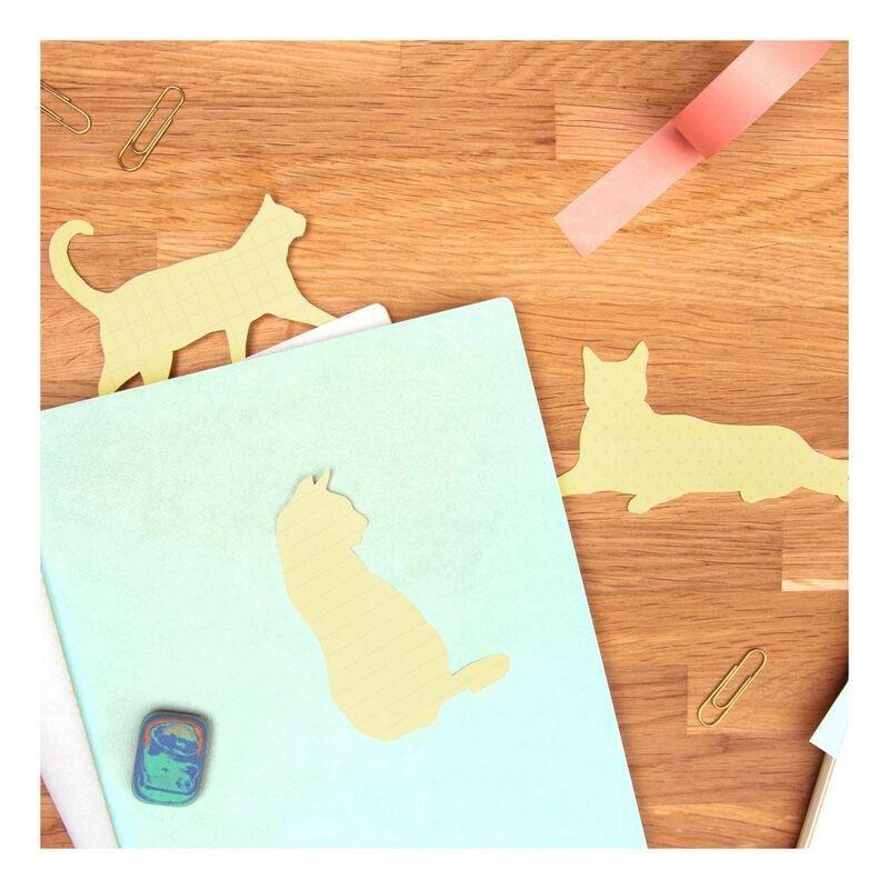 Good Design Works Cat Sticky Notes (Pack Of 3), , large image number 1