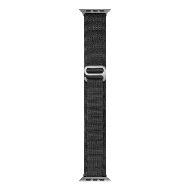 HYPHEN Watch Strap Nylon Loop for Apple Ultra 49mm - Large - Black, , large image number 2