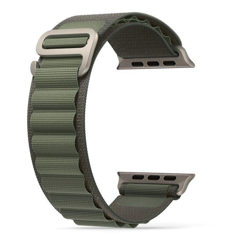 HYPHEN Watch Strap Nylon Loop for Apple Ultra 49mm - Large - Green, , large image number 2