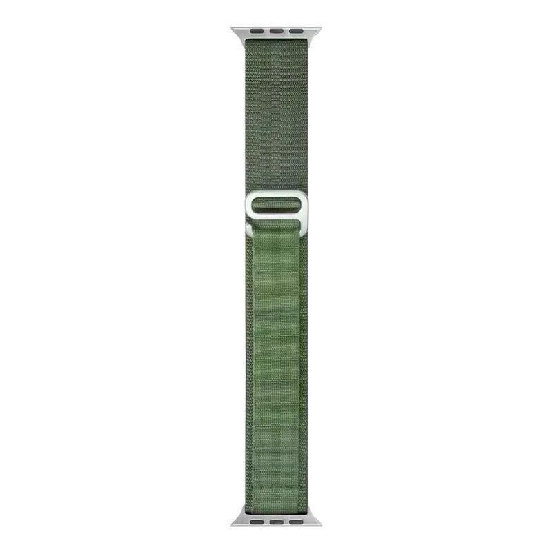 HYPHEN Watch Strap Nylon Loop for Apple Ultra 49mm - Large - Green, , large image number 3