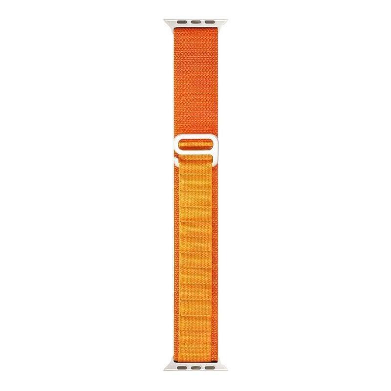HYPHEN - HYPHEN Watch Strap Nylon Loop for Apple Ultra 49mm - Large - Orange