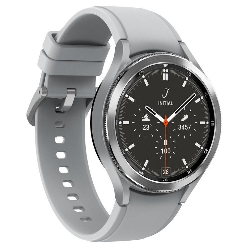 SAMSUNG - Samsung Galaxy Watch 4 Classic 46mm Silver