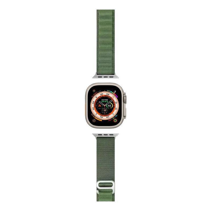 HYPHEN Watch Strap Nylon Loop for Apple Ultra 49mm - Medium - Green, , large image number 1