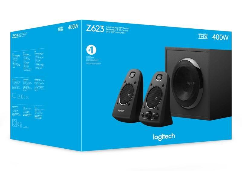 Logitech Z623 2.1 channels 200W Black Speaker System, , large image number 10