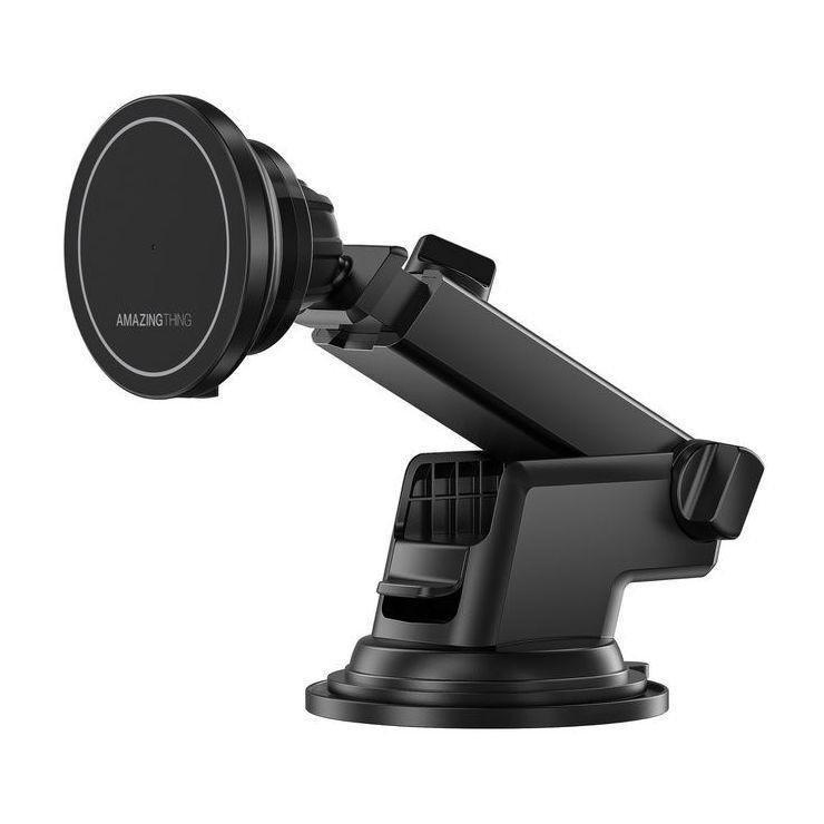 AmazingThing Explorer Pro Mag 15W Car Mount with USB-C to USB-C Cable 1.2m - Black, , medium
