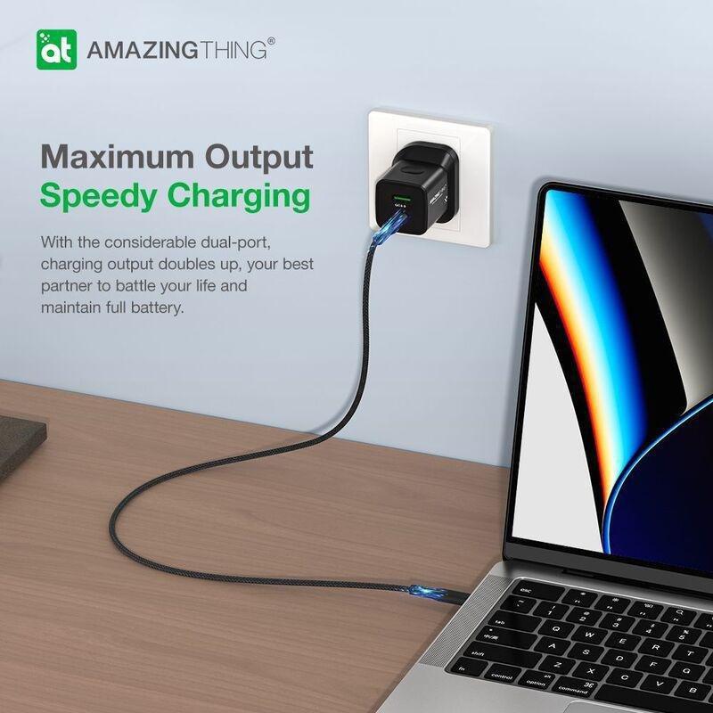 AmazingThing Speed Pro PD 33W 1C1A Wall Charger - Black (UK), , large image number 2