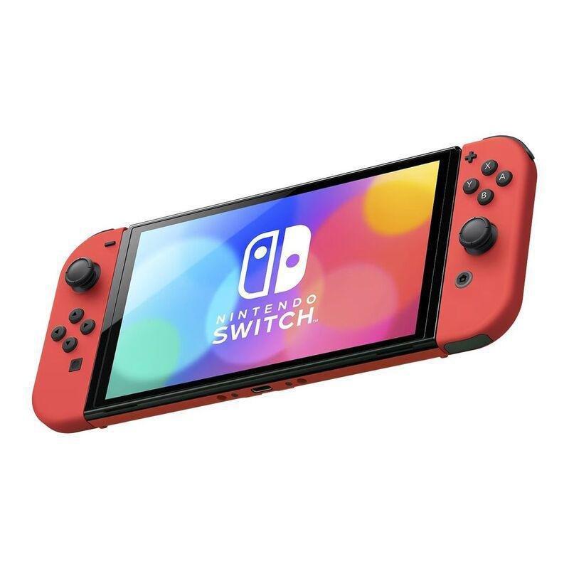 Nintendo Switch OLED - Mario RED Edition Console + Connected Thicky 3-in-1 USB-A to Lightning/USB-C/Micro USB Cable 1.2m - Red (Bundle), , large image number 1