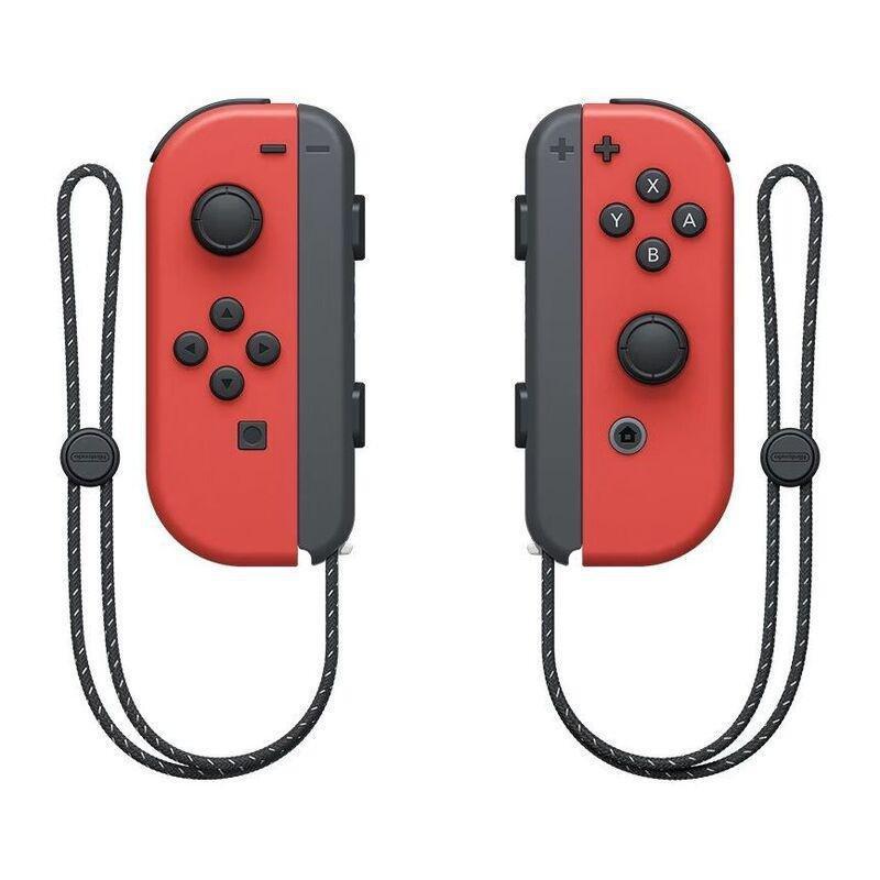 NINTENDO - Nintendo Switch OLED - Mario RED Edition Console + Connected Thicky 3-in-1 USB-A to Lightning/USB-C/Micro USB Cable 1.2m - Red (Bundle)