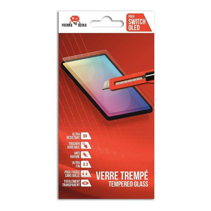 Freaks and Geeks Tempered Glass Screen Protector for Nintendo Switch OLED, , large image number 0