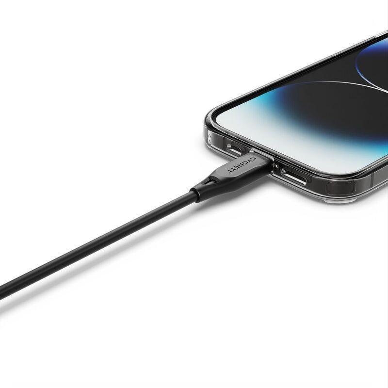 Cygnett Essentials Lightning To USB-C Cable 1m - Black, , large image number 1