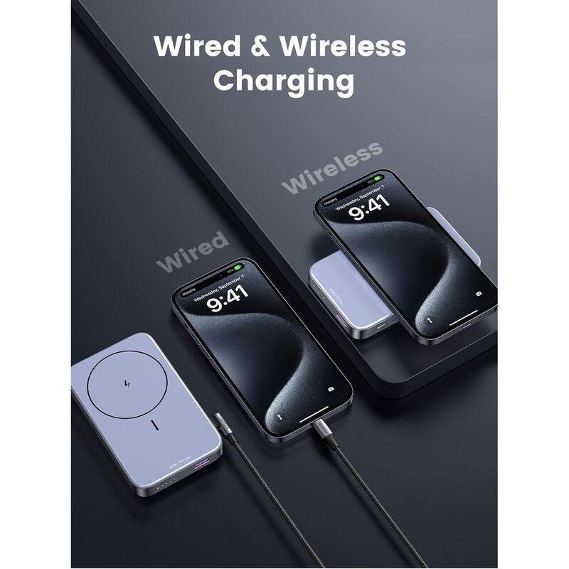 Ugreen 10000Mah 15W PD 20W USB-C Port 22.5W QC 3.0 Magsafe Power Bank - Grey, , large image number 10