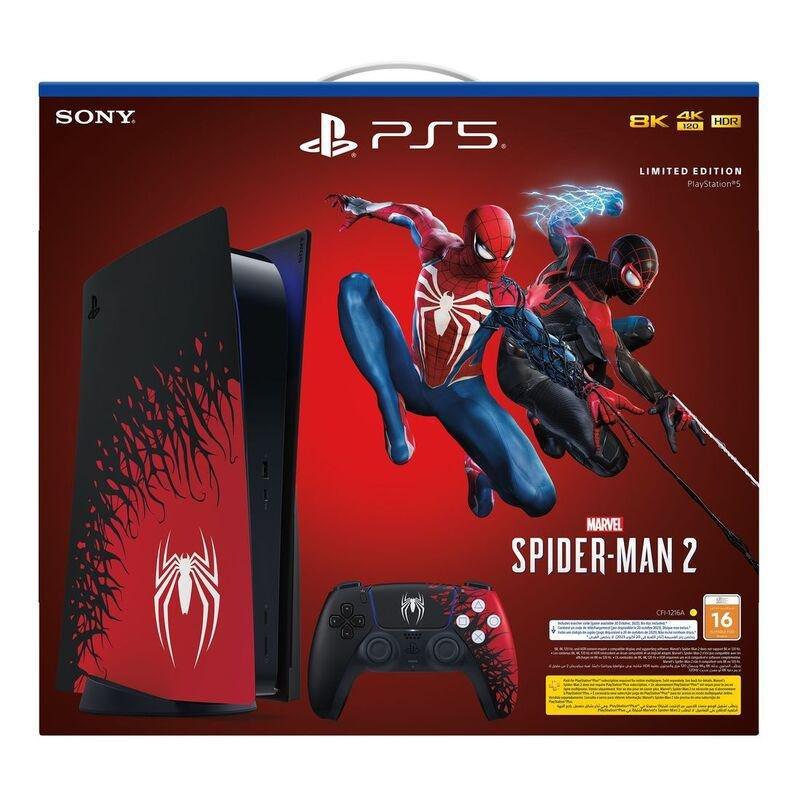 Sony PlayStation PS5 Console CFI-1216A Marvel Spider-Man 2 - Limited Edition (Digital Download) Bundle, , large image number 6