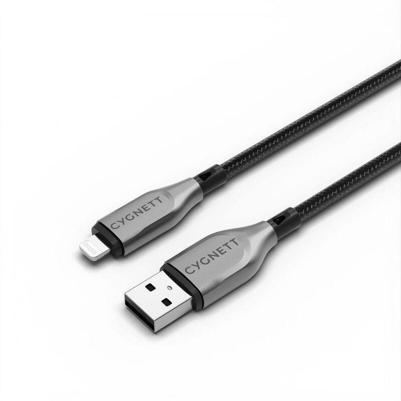 Cygnett Armoured Lightning To USB-A Cable 2m - Black, , medium