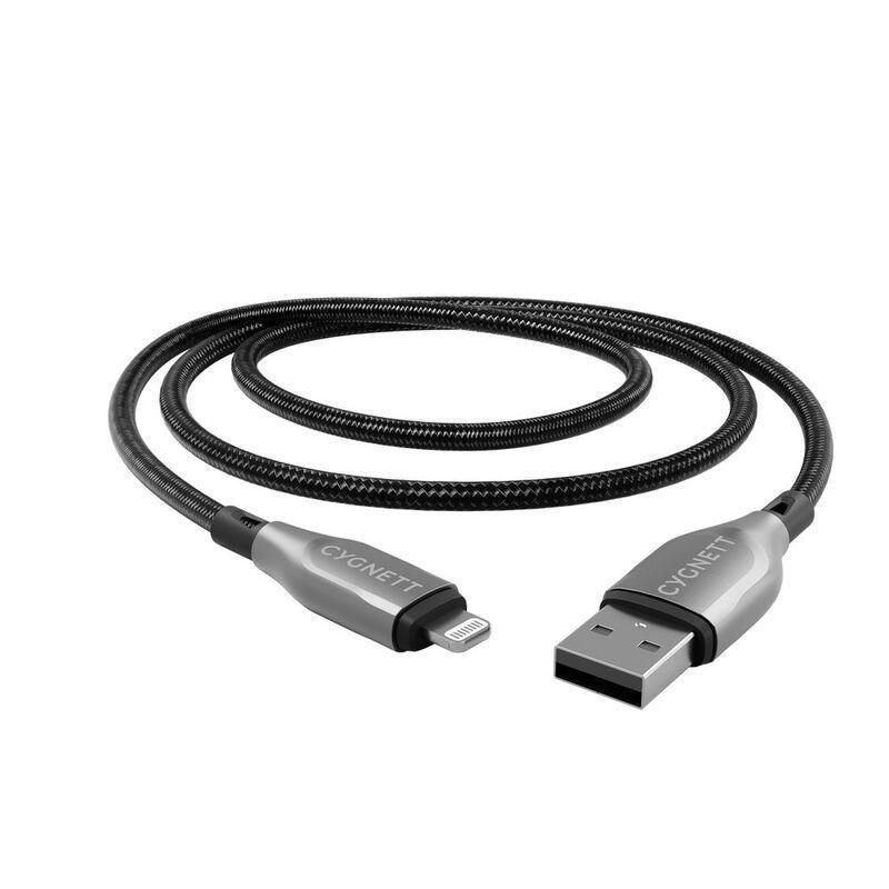 Cygnett Armoured Lightning To USB-A Cable 2m - Black, , large image number 1