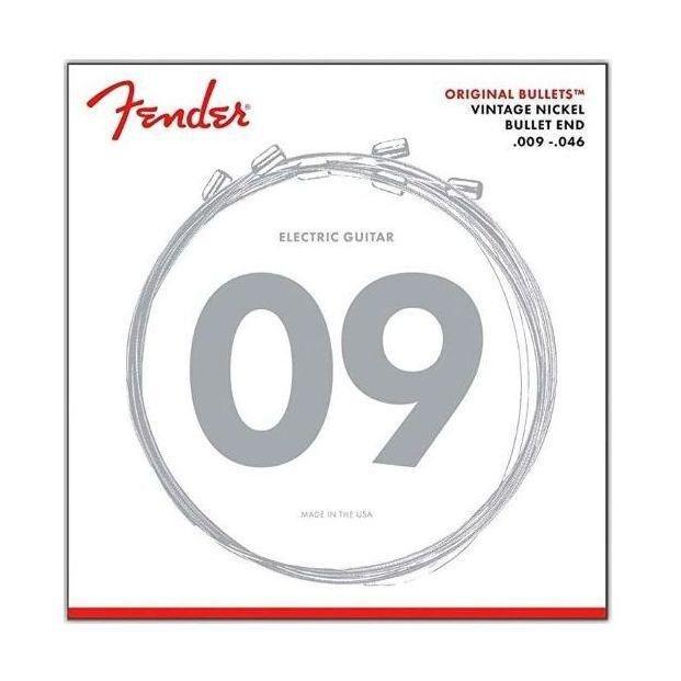 Fender 3150LR Electric Guitar Strings - Pure Nickel Bullet End (9-46 Gauge), , large image number 0