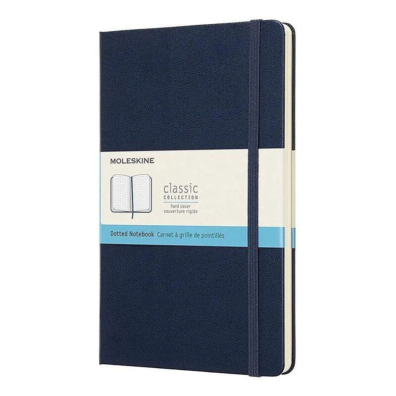 Moleskine Dotted Hard Notebook Large - Sapphire Blue, , large image number 0