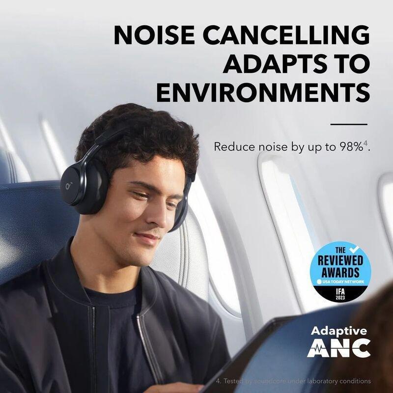 Soundcore Space One NC Headphones - Jet Black, , large image number 2