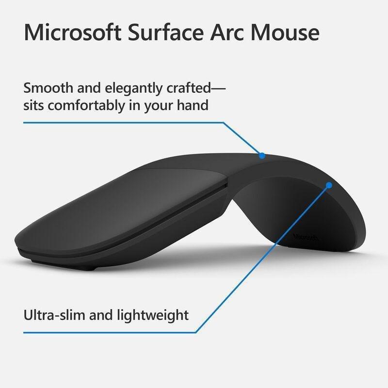 Microsoft Surface Arc Mouse - Black, , large image number 4