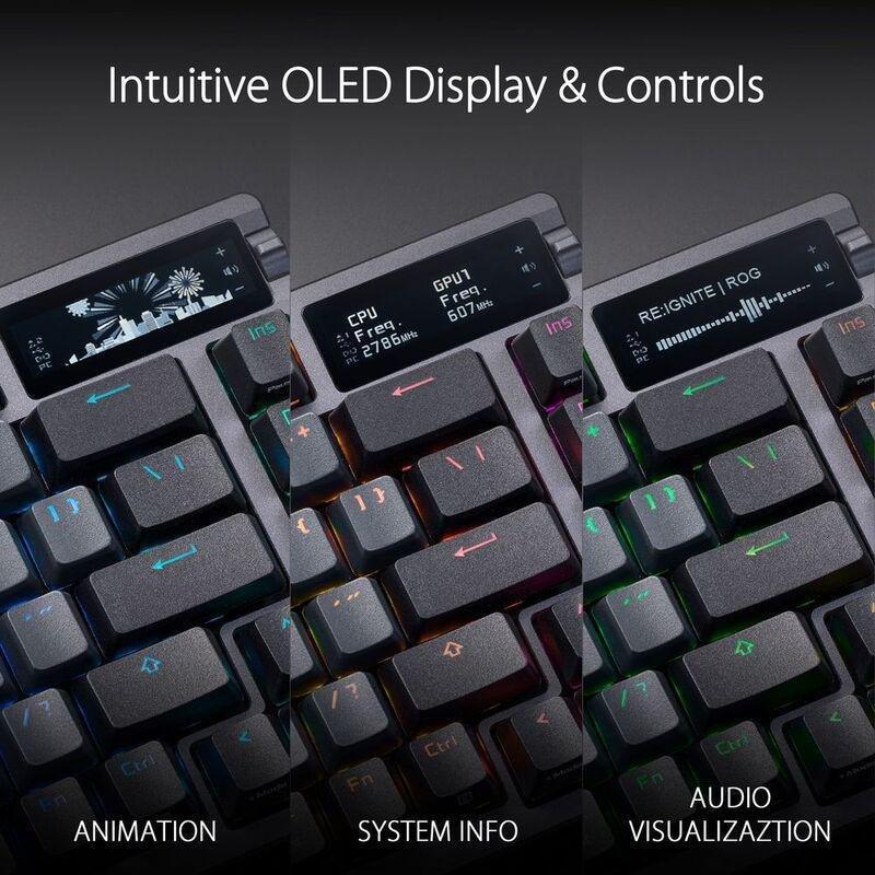 ASUS ROG Azoth Gaming Custom Keyboard 75% - ROG NX Mechanical Switches (Arabic/English), , large image number 1