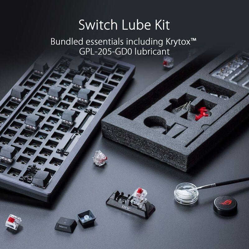 ASUS ROG Azoth Gaming Custom Keyboard 75% - ROG NX Mechanical Switches (Arabic/English), , large image number 6