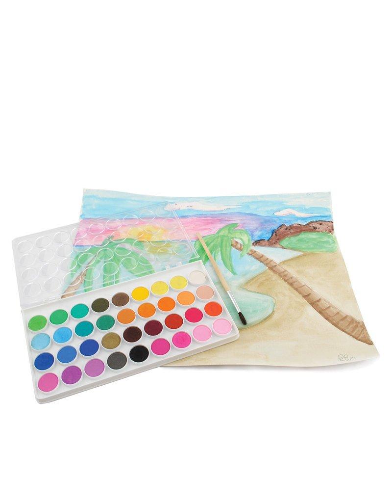 OOLY Lil Paint Pods Watercolors + Brush, , large image number 1