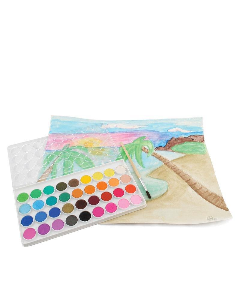 OOLY Lil Paint Pods Watercolors + Brush, , large image number 2