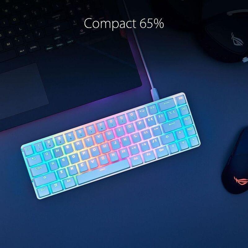 Asus ROG Falchion Ace ROG NX Mechanical Switches Gaming Keyboard - White (Arabic), , large image number 1