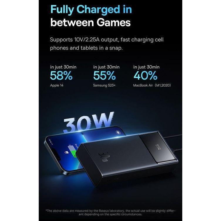 Baseus Star-Lord Digital Display Fast Charging Power Bank 20000mAh 30W - Black, , large image number 1