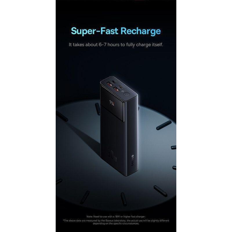 Baseus Star-Lord Digital Display Fast Charging Power Bank 20000mAh 30W - Black, , large image number 2