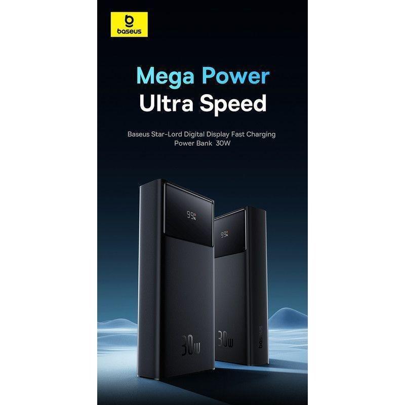 Baseus Star-Lord Digital Display Fast Charging Power Bank 20000mAh 30W - Black, , large image number 4
