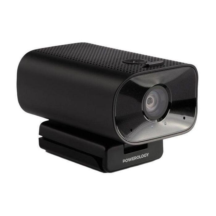 Powerology 1080p Webcam with 5x Digital Zoom - Black, , large image number 2