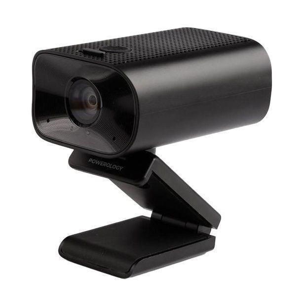 Powerology 1080p Webcam with 5x Digital Zoom - Black, , large image number 3