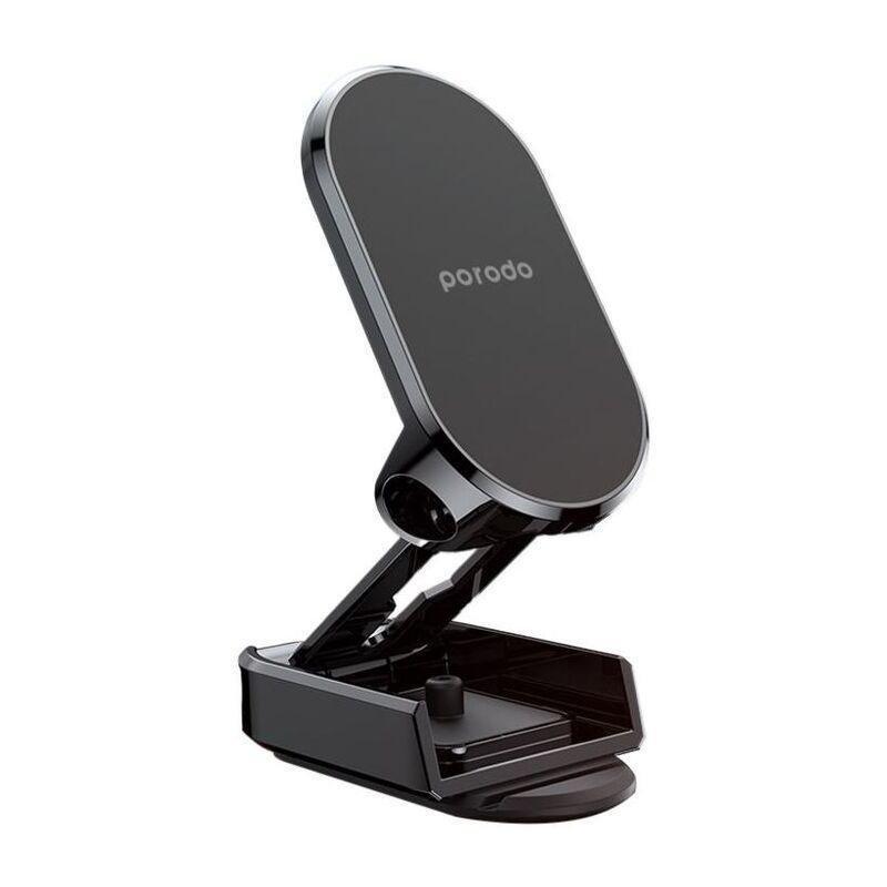 Porodo Magnetic Folding Dash Mount with Metal Backplates, , medium