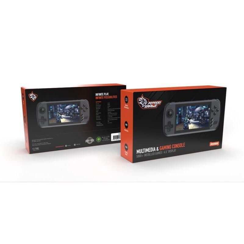 Porodo Multimedia & Portable Gaming Console - Black, , large image number 6