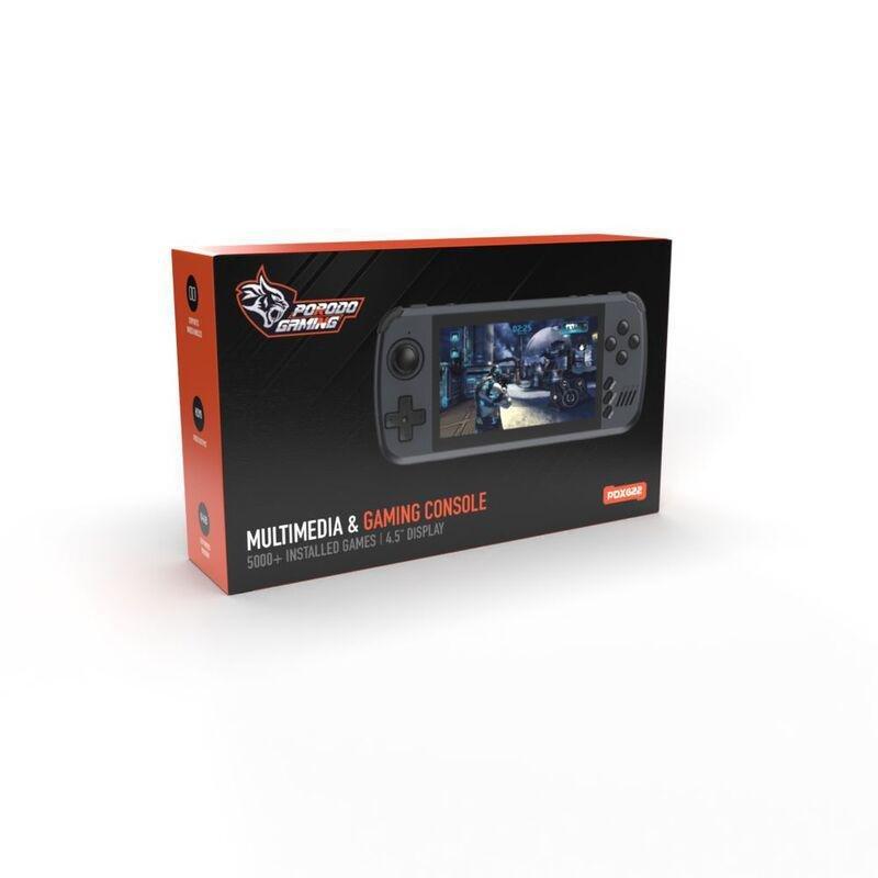 Porodo Multimedia & Portable Gaming Console - Black, , large image number 7