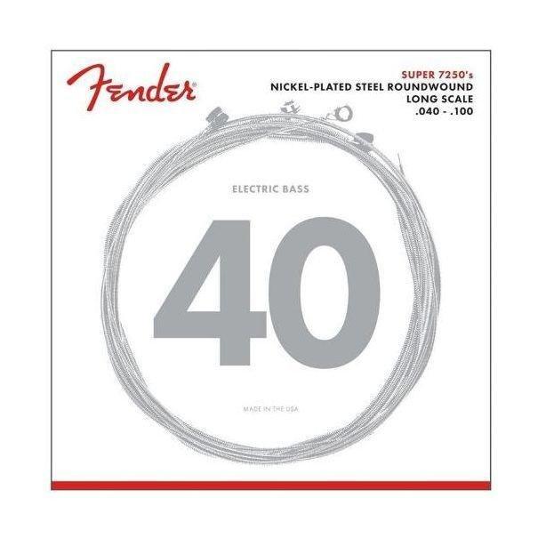 Fender 7250L Electric Bass Strings - Nickel-Plated Steel Roundwood Long Scale (40-100 Gauge), , large image number 0