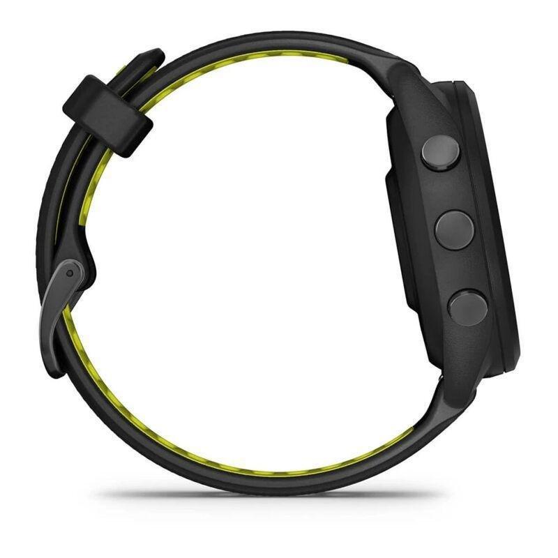 Garmin Forerunner 265S Smartwatch - Black Bezel And Case With Black/Amp Yellow Silicone Band, , large image number 2