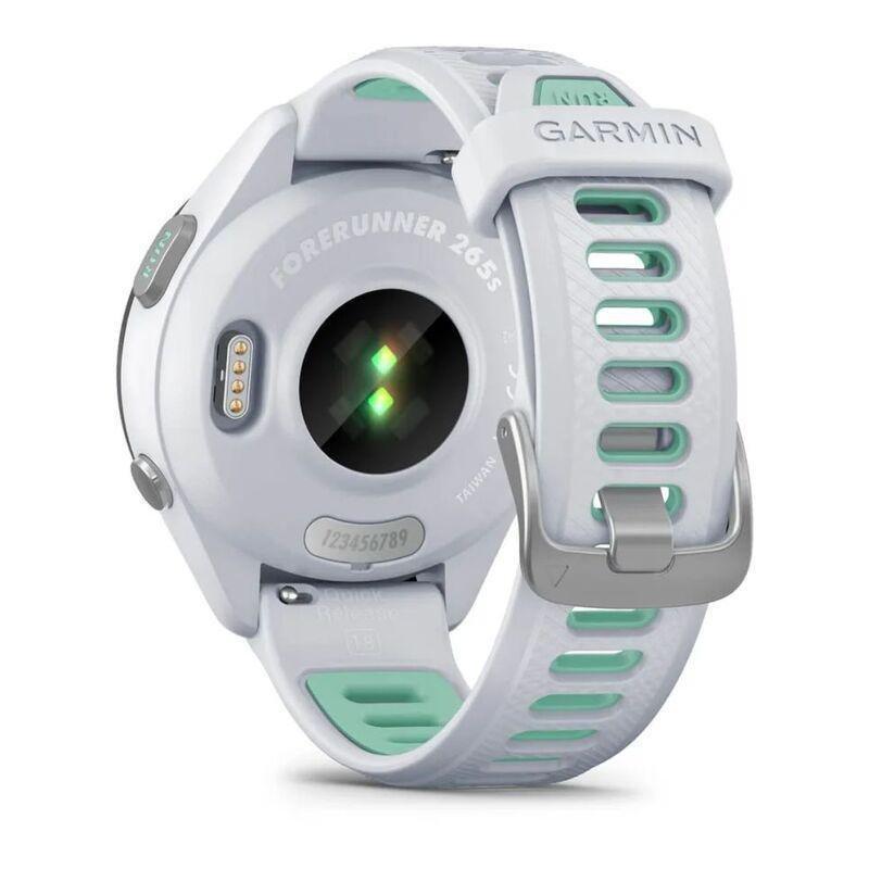 Garmin Forerunner 265S Smartwatch - Black Bezel With Whitestone Case And Whitestone/Neo Tropic Silicone Band, , medium