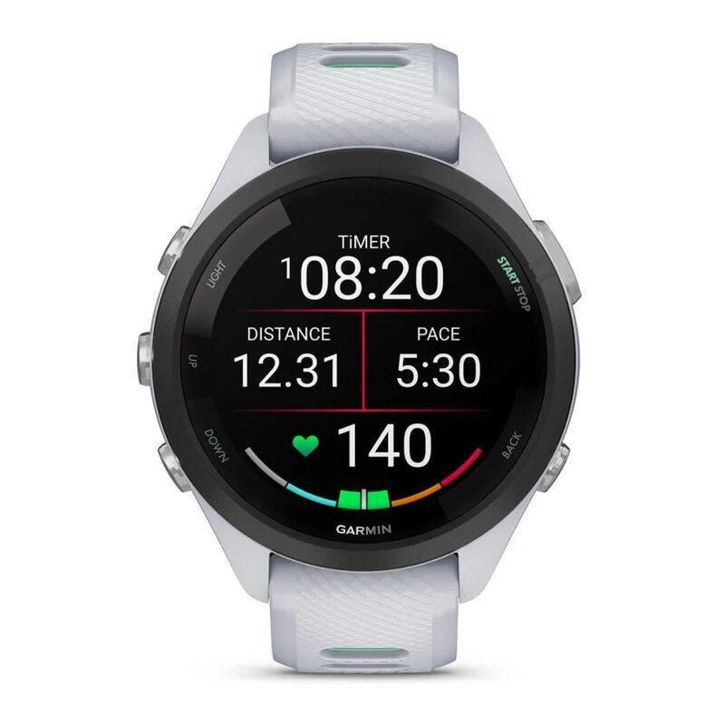 Garmin Forerunner 265S Smartwatch - Black Bezel With Whitestone Case And Whitestone/Neo Tropic Silicone Band, , large image number 0