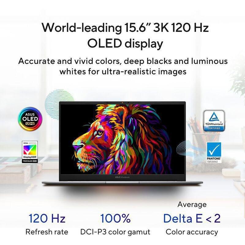 ASUS Vivobook Pro 15 OLED K6502VU-OLEDI9B Laptop i9-13900H/16GB/512GB SSD/NVIDIA GeForce RTX 4050/15.6 OLED 2.8K (2880X1620)/120Hz /Windows 11 Home..., , large image number 5