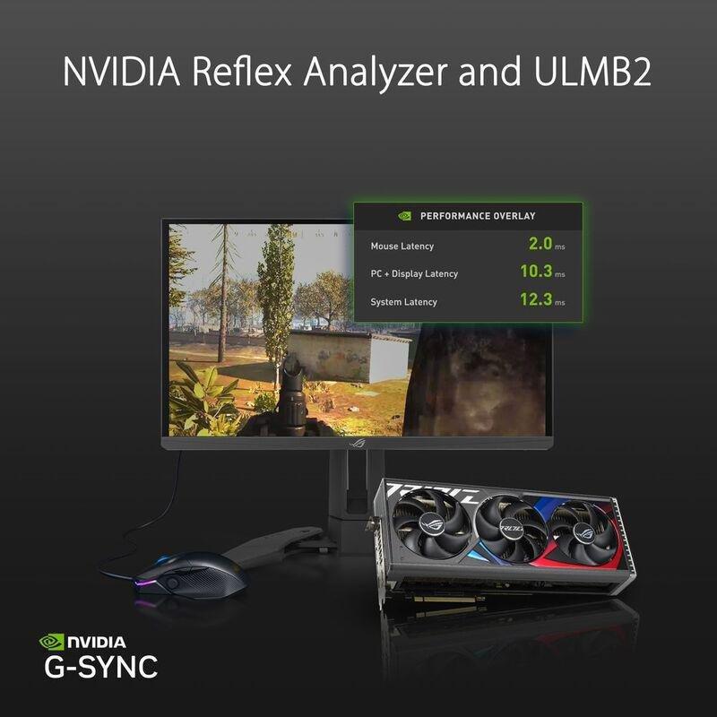 Asus ROG Swift Pro PG248QP NVIDIA G-SYNC eSports Gaming Monitor 24.1-Inch FHD (1920 x 1080)/540Hz, , large image number 3