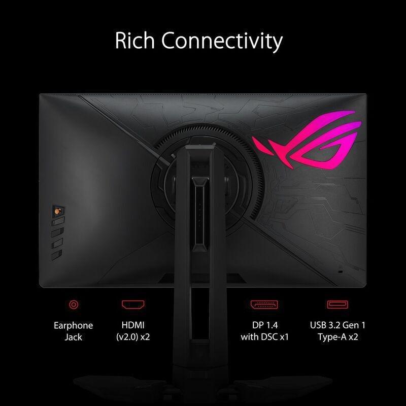 Asus ROG Swift Pro PG248QP NVIDIA G-SYNC eSports Gaming Monitor 24.1-Inch FHD (1920 x 1080)/540Hz, , large image number 4