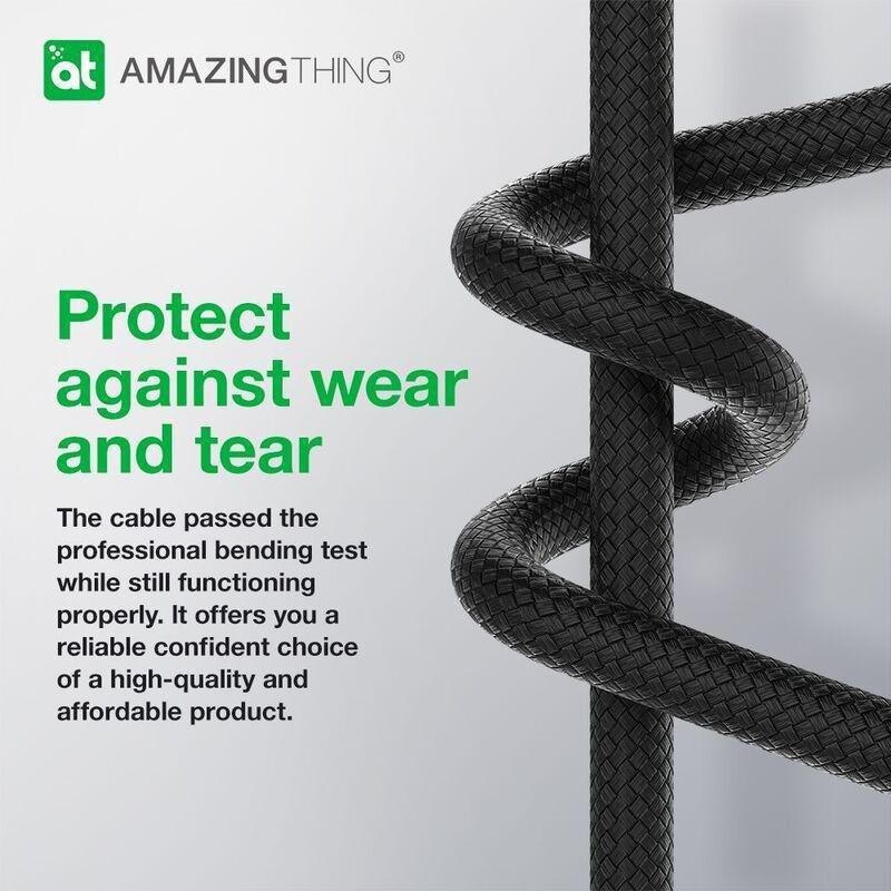 AmazingThing Thunder Pro USB-A to Lightning 3.2A Cable 2.1m - Black, , large image number 3