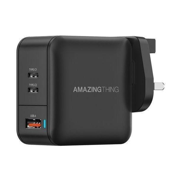 AmazingThing Thunder Pro GaN 66W 2C1A Wall Charger - Black, , medium