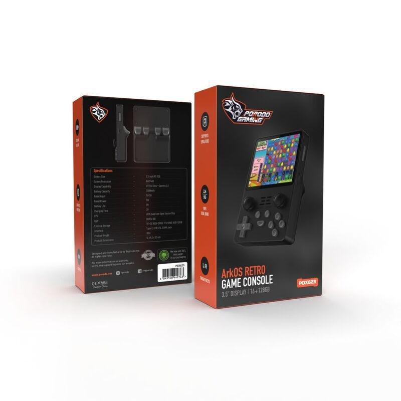 Porodo Arkos Portable Retro Gaming Cosole - Black, , large image number 4