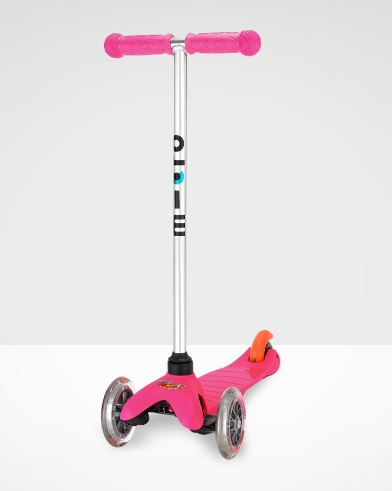 Mini Micro Scooter Pink with Seat O-Bar & T-Bar, , large image number 2