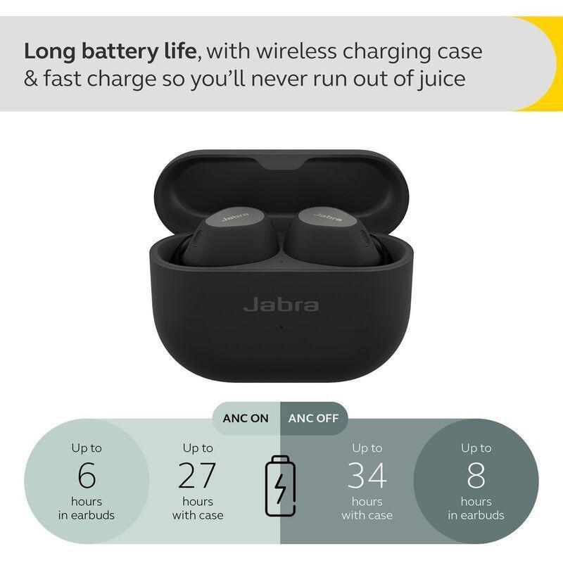 Jabra Elite 10 True Wireless Earbuds - Titanium Black, , large image number 7